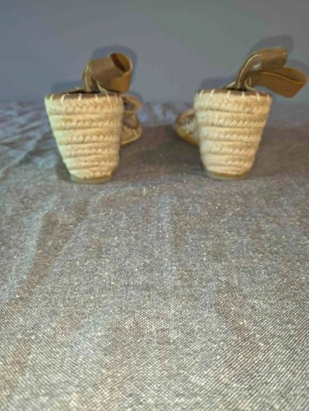 NWT Women's Espadrille Wedge Sandals Size 7 Brown